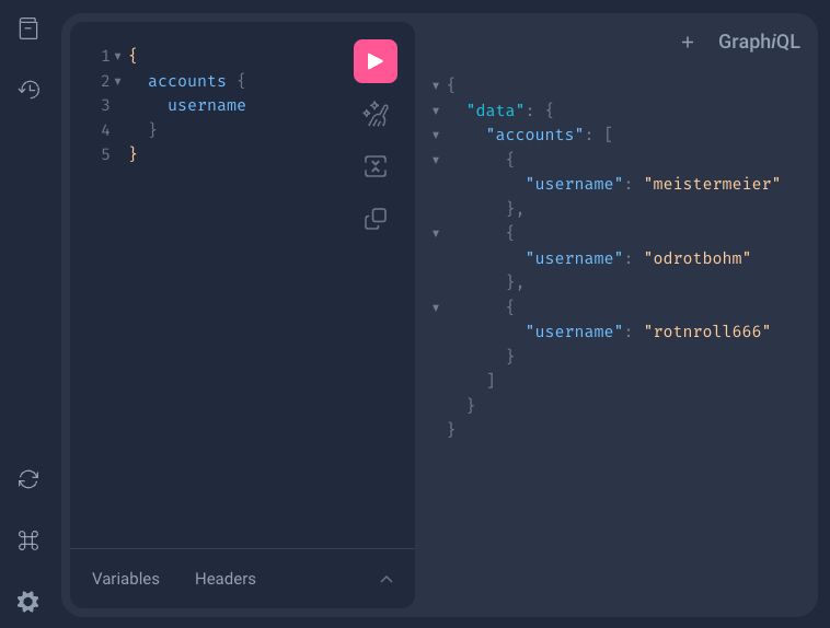 GraphiQL explorer